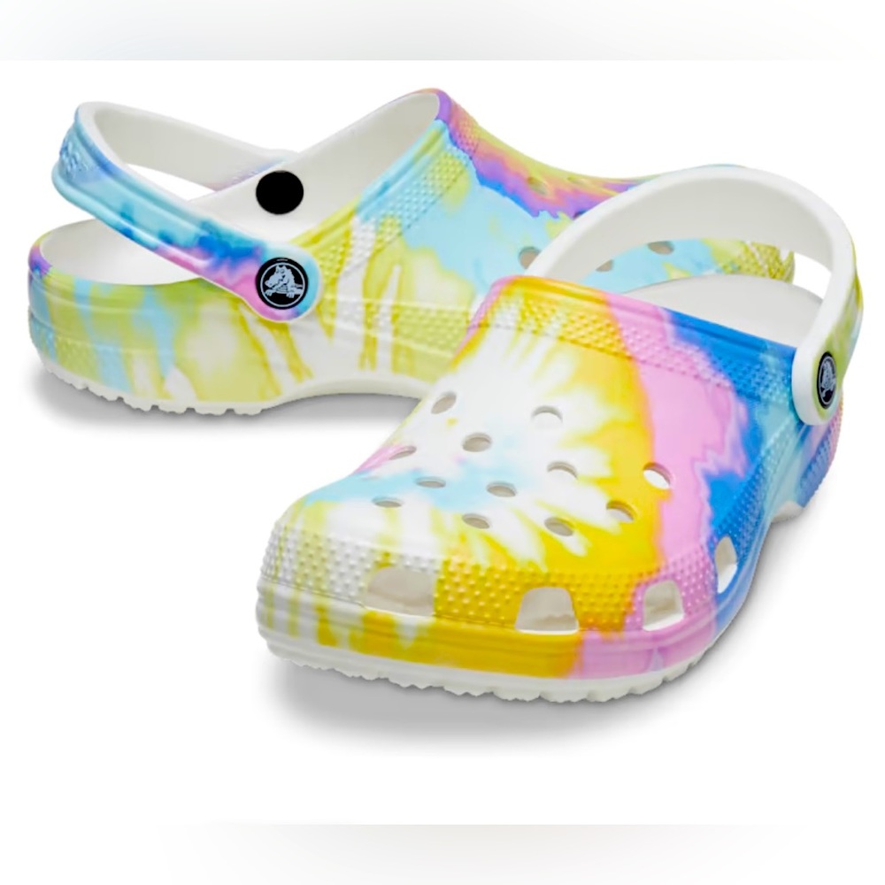 Classic CROCS- Tye dye- Brand new with tags- Size W9/M7